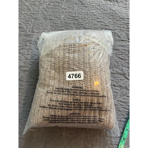 Sundance knit wool nylon mohair mock neck sweater women’s size medium - Picture 7 of 7